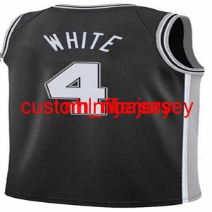 Dejounte Murray Jersey 5 Thaddeus Young 21 Derrick White 4 Bryn Forbes 7 Zach Collins 32 Keldon Johnson 3 Team Color