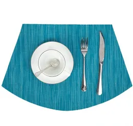 Delicatesse Plaats Mat Ronde Placemats keukentafel placemat warmte isolatie vlekbestendige wasbare PVC-tafelmatten groothandel