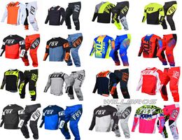 Delicate Fox 180 360 Gear Set Mach Jersey pantalones Combo bicicleta de montaña todoterreno para hombre Dirt Bike traje de moto Motocross Racing3095162