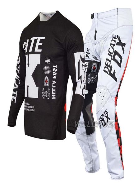 Délicat Fox 180 ILLMATIK Jersey pantalon vélo équipement ensemble vtt MX Motocross moto course Suit6582492