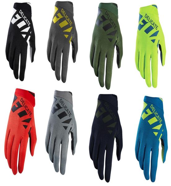 DELICATE FOX 2020 360 Raner Racing guantes negros MTB BMX bicicleta ciclismo Motocross MX DH descenso Dirt Bike guantes 5072409