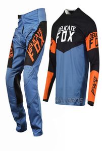 DELICATE FOX Navy 180 Revn MX Jersey Broek Motocross Combo Off Road Rijden Mountainbike SX ATV UTV MTB Uitrusting Set5949870