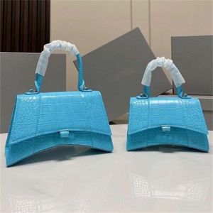 Sac à main en cuir délicat sablier sacs de créateurs poche arrière fine doublure en cuir lisse motif crocodile brillant sac à bandoulière mode joli E23