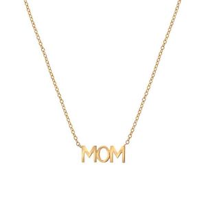 Gevoelige moeder 18k gouden charme 925 sterling sier maandsvrouwen Tiny Fashion Necklac