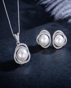 Ensemble de boucles d'oreilles avec pendentif en perles délicates, grande boucle d'oreille en perles oblates de 910mm pour femmes, cadeau d'anniversaire pour maman, bijoux Highgloss3975031