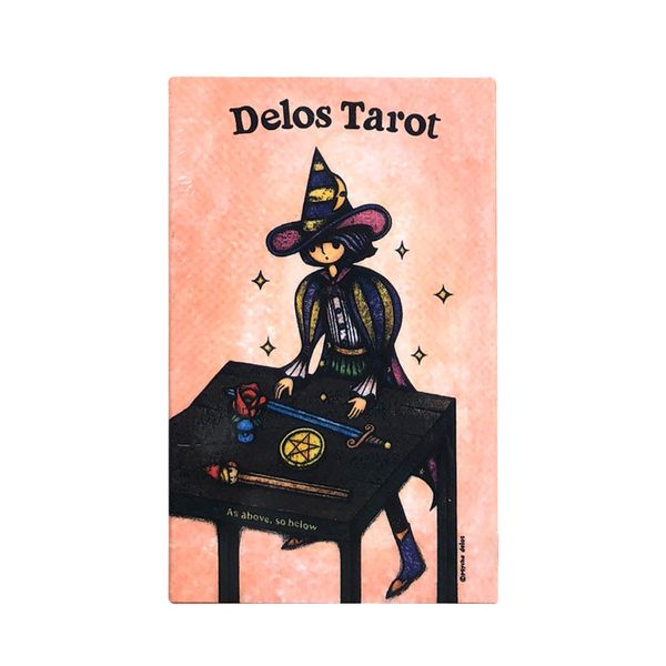 Delos New Oracles s Tarot Deck Jeux de société Family Gift Party Game Playing Cards Guidebook