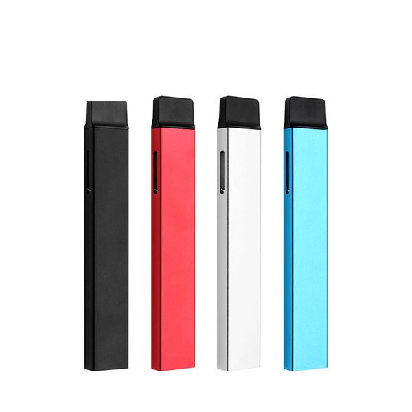 Delta 8 stylo jetable vide Vape stylo huile épaisse Anti-colmatage cartouche Visible vaporisateur stylo avec batterie Rechargeable