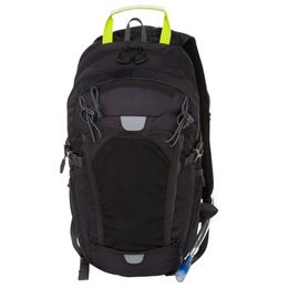 Backpack d'hydratation de luxe 17 LTR, avec réservoir de 2 litres, noir, unisexe
