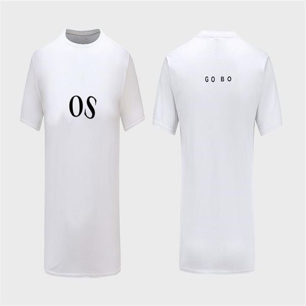 T-shirt formel pour hommes de luxe, décontracté, manches courtes, 100% coton, qualité entière, noir et blanc, taille M-6XL # 04191v