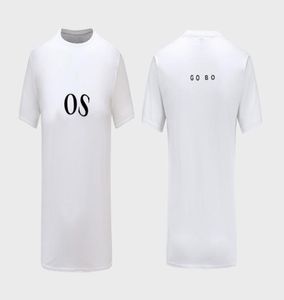 Deluxe Designer Men039 Tshirt Formal Sleeve Cotor Coton Tops 100 Coton Qualité entier noir et blanc M6XL049132683
