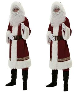 Costume de luxe du père Noël du père Noël Cosplay Vêtements du Père Noël Déguisement en Noël Costume pour hommes Costume pour adultes 3075342