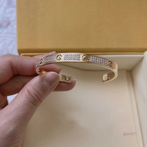 Bracelets de bracelets en diamant complet de luxe 18k Gol