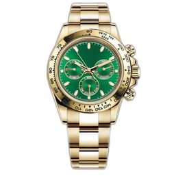 Reloj de lujo para hombre serie 116500LN reloj de pulsera mecánico automático 40mm bisel de cerámica reloj luminoso de acero inoxidable moda waterp227D