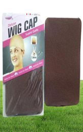 Deluxe Wig Cap 24 Unidades de 12 bolsas Peilet para hacer pelucas Brown Butking Liner Nylon Qylihj TopScissors3850139