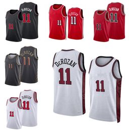 Maillot de basket Demar Derozan 2022-23 bleu rouge noir maillots de ville hommes jeunesse S-XXL