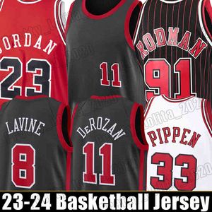 23 Michael Basketball Jersey 9 DeMar DeRozan Zach LaVine Chicagos Lonzo Ball 33 91 MJ 11 2 8 Scottie Pippen Dennis Rodman Bulls''Men Maillots