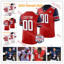 Demario Douglas 2024 Fiesta Bowl Liberty Flames voetbalshirt CJ Yarbrough Dae Dae Hunter Johnathan Bennett Shedro Louis Jacob Bodden Liberty Jerseys gestikt