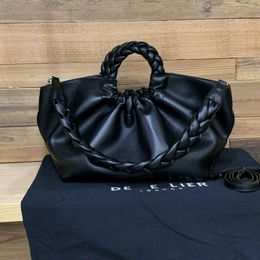 Demelli sac à bandoulière en cuir de vachette sac à bandoulière sacs de créateurs pour femmes sac à chaîne plissé à main sac à sensation Premium 230915