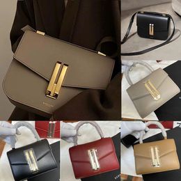 Demellier tas Britse Vancouver Tofu Tas Designer Dames Klassiek leer vierkant Eén schouder crossbody Montreal Small Handba302G