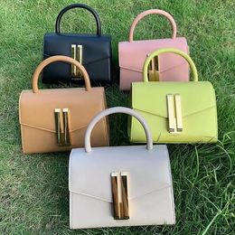 Demellier Bags The Vancouver In Taupe Glad Leer Nano Montreal Bag Dames Klassieke Crossbody Schoudertassen Kleine Handtas Luxe Designer Messenger Handtassen