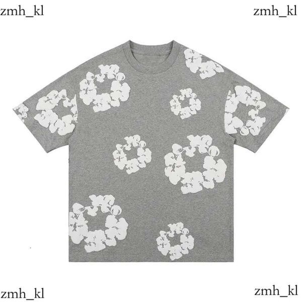 Demin Tear Short Designer Floral Graphic Harajuku Coton Print Shorts pour hommes Demins Chirage Femme Femme Casual Pants Short Shirt 307