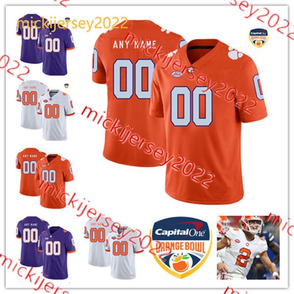 Demonte Capehart Clemson Tigers Football Jersey Walker Parks Jeremiah Trotter Jr. Fred Davis II Joseph Ngata Antonio Williams Jake Bringstool Clemson Jerseys Men