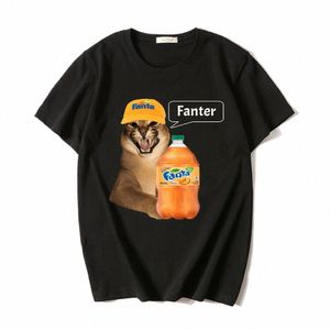 Demotivatial Big Floppa Cat Meme Fanter Tshirt pour hommes Femmes Funny Cott T-shirts à manches courtes 2023 Carto T-shirt surdimensionné 13vx #