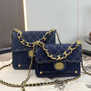 Denim Tassen Designer Merk Tas Rugzak Kettingen 2023 Crossbody Luxe Handtassen Mode Schoudertas Hoge Kwaliteit Tas Dames Letter Portemonnee Telefoon Portemonnee Kunstwerk