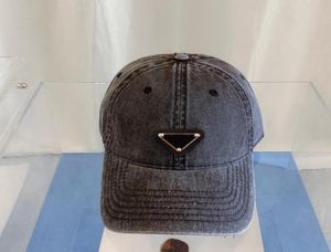 Denim honkbalbalhoeden petten voor dames en heren zwart wit ontwerper 2023 nieuwe mode bot gebogen koe vizier pet snapback pet9028888