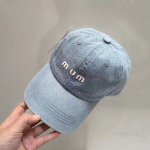 Casquette de baseball en denim pour femmes en plein air dames lettres hommes casquettes de balle automne décontracté streetwear papa chapeau chapeaux de sport parasol Gorras Cha233l