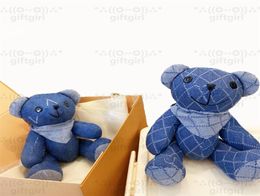 Denim Bear Dolls Hipster Top Fabric Girl039s et Boy039S Designer Dolls Ecofriely non toxic mignon Luxury Kids Toys9991493