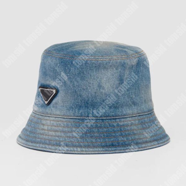 Denim Designer Seau Chapeaux Femmes Large Bord Chapeaux Bandhnu Luxe Plat Équipé Chapeaux Pour Homme Vacances Plage Sunhat Tie Dye Mode Seau Chapeau