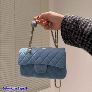 Denim Golden Ball Women Sac Classic Rabouche Épaule mini chaîne réglable Chaîne matelasrée Designer Luxury Crossbody Bag Fanny Pack Mini Coin Pursnw