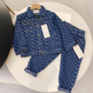 Veste en Jean pour garçons, manteaux à la mode, vêtements d'automne pour enfants, vêtements d'extérieur pour bébés filles, nouvelle veste en Jean, manteau A001