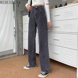 Denim Jeans Pantalons Haute taille Jeans Femmes Automne Slim Denim Denim Pantalon Skinny Jeans Femelle Noir Vêtements coréens 210608