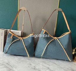 Sac fourre-tout denim transportant mm épaule moyenne sac à main