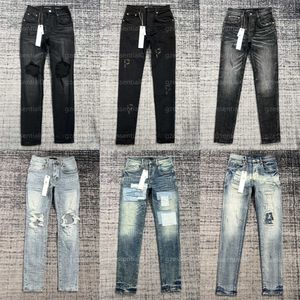 Pantalon en denim Designer pour hommes Jean hommes pantalons noirs haut de gamme de qualité droite conception rétro streetwear décontracté pantalons concepteurs de jeans violets joggers PA