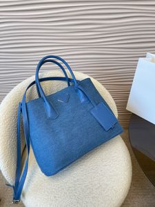 Sacs à bandoulière en Denim bleu Vintage pour femmes, fourre-tout de grande capacité, sacs de Shopping, sac à main à sangle unique, sac à bandoulière Simple et Unique