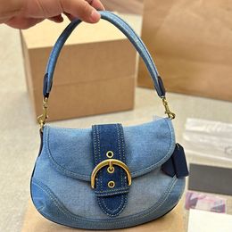 Denim Vintage Designer Sac à bandoulière Femmes Sacs fourre-tout