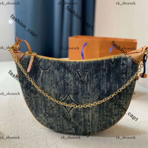 Denim Vintage Diseñador Bolso de hombro Bolsas para mujeres Bolsas de viaje Bolso de mano Carryall Old Flower Bolsa Estampado Mochila Mochila Gold Hardware Bag Blue Bag 821