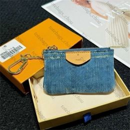Sac de carte de portefeuille denim zéro édition originale L peut tenir les cartes changent un petit sac de décoration suspendue