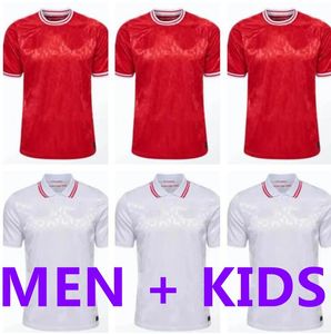 Denemarken Voetbalshirt Eurocup 2024 Nieuw 2025 Nationaal Team 24 25 Voetbalshirt Heren Kindertenue Volledige set thuis weguniform CHRISTENSEN JENSEN ERIKSEN DOLBERG heren kindertenue