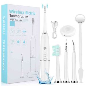ensemble de nettoyant dentaire pour enlever le tartre et le tartre outil de soins bucco-dentaires instrument de blanchiment électrique dent 220625