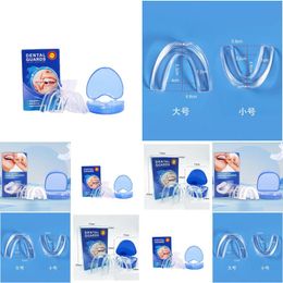 Hilo dental profesional protector dental paquete de 4 nuevo mejorado anti molienda noche detiene el bruxismo elimina los dientes apretando gota delive dhiz1