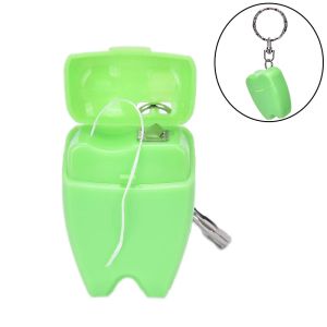 Floss dentaire avec chaîne de clés pour les soins de gomme Nettoyage des dents