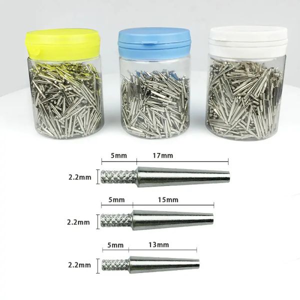 Pins de laboratorio dental Pins de espíritu de aleación de zinc se usa con materiales de laboratorio dental de Pindex 1000pcs/caja