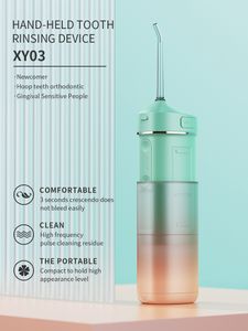Hydropulseur dentaire irrigateur Oral nettoyant pour dents Rechargeable blanchissant IPX7 nettoyage dentisterie trop électrique brosse à dents détartreur