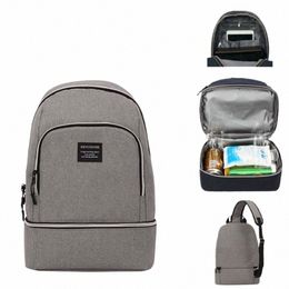 Denuoniss Creative Insulati Sac incliné Cool Pack pique-nique Bakcpack Sac isotherme Multi-functi Eva Cooler Sac à dos Cool Bag d6oA #