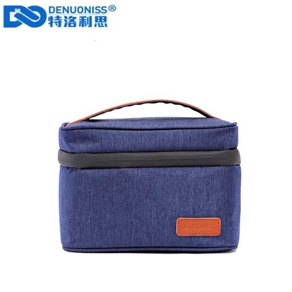 DENUONISS Bolsa refrigeradora pequeña Refrigerador portátil Bolsa para refrigerador de alimentos Oxford Bolsa de picnic con aislamiento EVA Bolsa para refrigerador isotérmico Bolsa para caja de hielo 240118