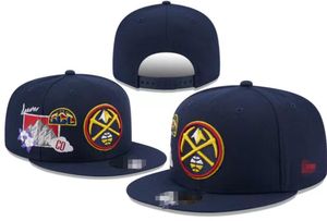 Denver''nuggets'ball Caps 2023-24 Fashion Champions Baseball Snapback Men Women Sun Hat Borduurwerk Spring Summer Cap Groothandel Strapback Casquette A3